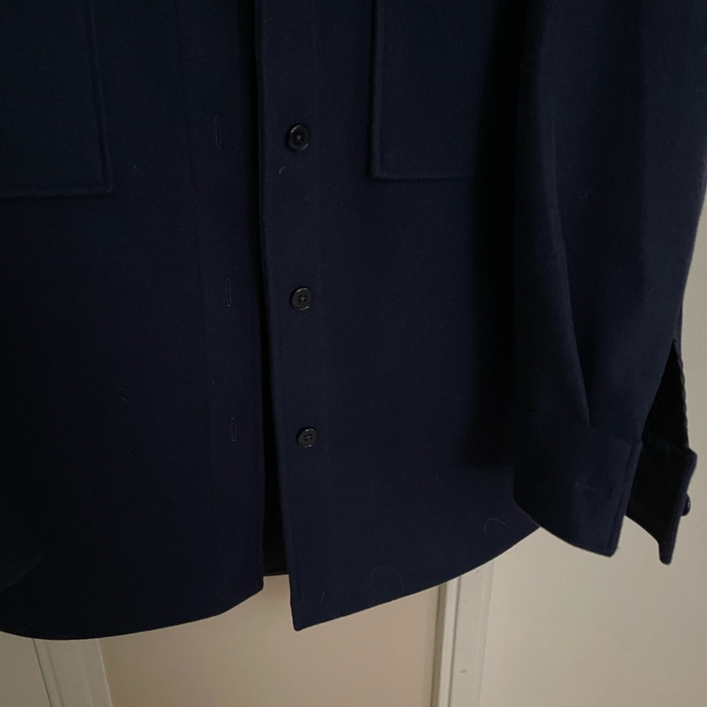 Good American Navy Shacket - Picture 4 of 7